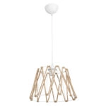 Φωτιστικό οροφής μονόφωτο PWL-1160  Ε27 μπεζ Φ31x23.5εκ