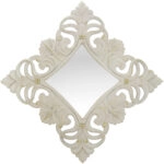 Καθρέπτης Τοίχου Μπεζ Πλαστικό Φ61x5.3cm