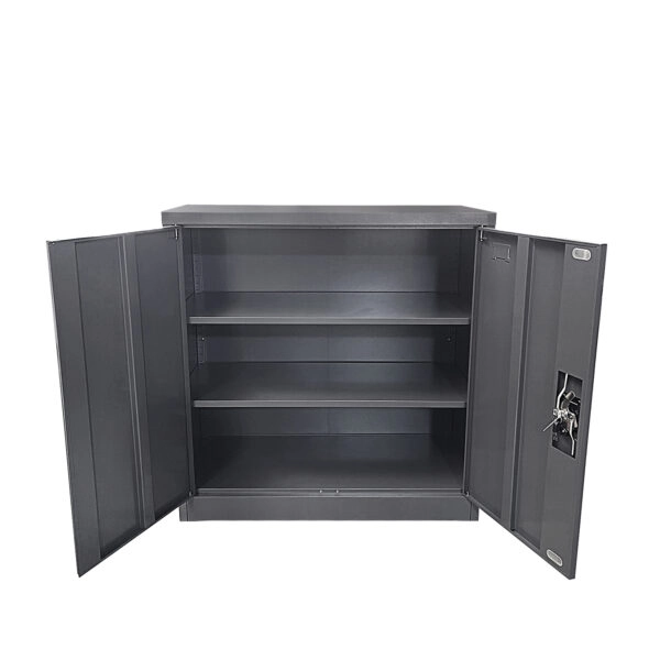 Ντουλάπι DUILIN Σκούρο Γκρι Μέταλλο 90x40x90cm