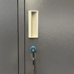 Φοριαμός  6 Θέσεων EARNIL Σκούρο Γκρι Μέταλλο 90x45x185cm