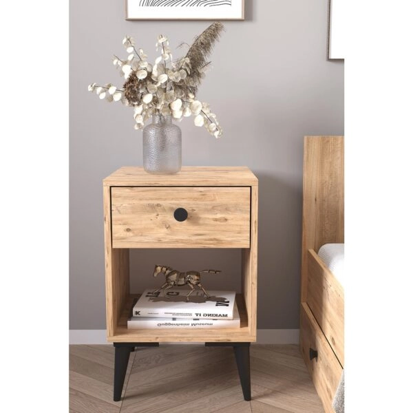 Κομοδίνο AMARI Δρυς Μοριοσανίδα 43x43x67.5cm