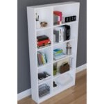 Βιβλιοθήκη ABEBA Λευκό Μοριοσανίδα 93.2x20x169cm