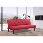 Καναπές Κρεβάτι ASTRI Κόκκινο 180x77x73cm