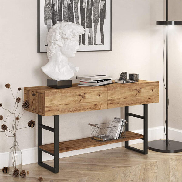 Êïíóüëá Vien  oak-ìáýñï 139x43x75,5åê