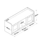 ¸ðéðëï åéóüäïõ-ðáðïõôóïèÞêç Arthur I  8 æåõãþí ëåõêü-êáñõäß 120x40x45åê