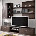 Σύνθετο σαλονιού Salome  LED wenge 200x41x190εκ