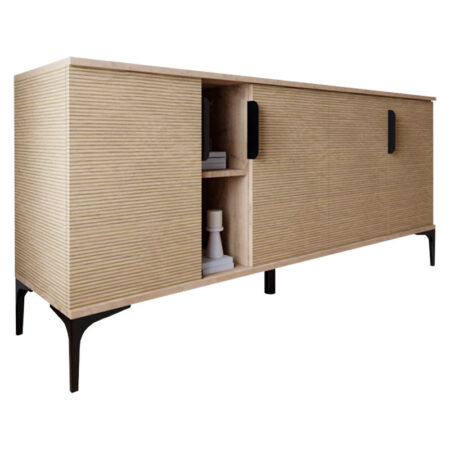 Μπουφές Tajesy  μελαμίνης oak 180x40x78εκ