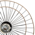 Φωτιστικό τοίχου-απλίκα Alara  E27 40W χρυσό-μαύρο Φ45x11εκ