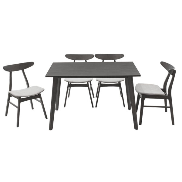 Tñáðåæáñßá Benson - Orlean  óåô 5ôì÷ rustic grey-ýöáóìá ãêñé 120x75x75åê