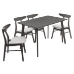 Tñáðåæáñßá Benson - Orlean  óåô 5ôì÷ rustic grey-ýöáóìá ãêñé 120x75x75åê