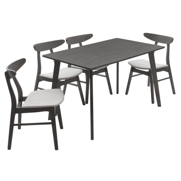 Tñáðåæáñßá Benson - Orlean  óåô 5ôì÷ rustic grey-ýöáóìá ãêñé 120x75x75åê