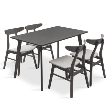 Tñáðåæáñßá Benson - Orlean  óåô 5ôì÷ rustic grey-ýöáóìá ãêñé 120x75x75åê