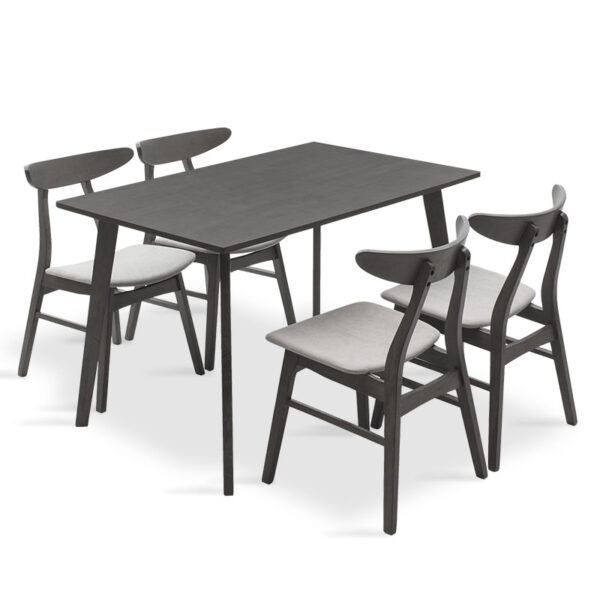 Tñáðåæáñßá Benson - Orlean  óåô 5ôì÷ rustic grey-ýöáóìá ãêñé 120x75x75åê