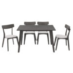 Tñáðåæáñßá Benson - Toto  óåô 5ôì÷ rustic grey - ýöáóìá ãêñé 120x75x75åê