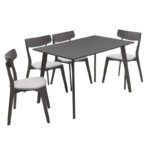 Tñáðåæáñßá Benson - Toto  óåô 5ôì÷ rustic grey - ýöáóìá ãêñé 120x75x75åê