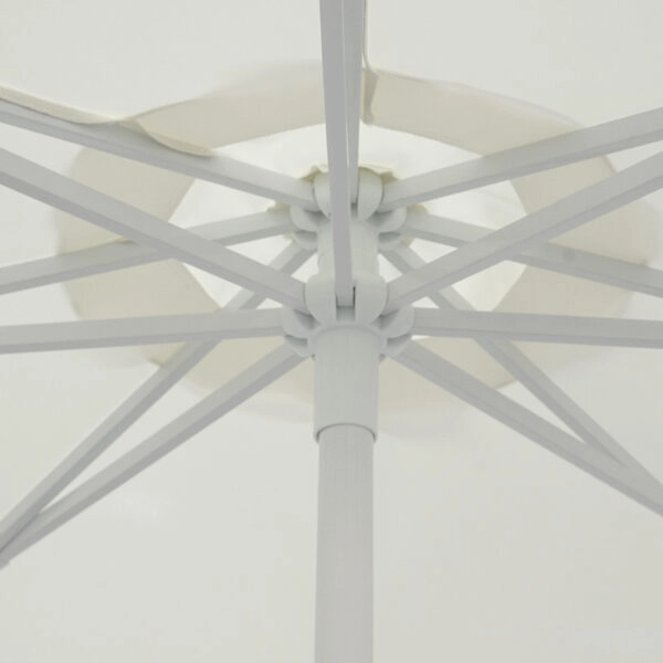 Ομπρέλα επαγγελματική Mongo pakoworld μονοκόμματος ιστός μέταλλο Φ2m εκρού