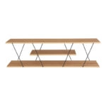 Έπιπλο τηλεόρασης Tars  sonoma-μαύρο 120x30x33εκ