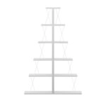 Βιβλιοθήκη mini Tars  λευκό 130x22x146εκ