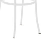 Καρέκλα Βιέννης pe rattan μπεζ-μέταλλο λευκό