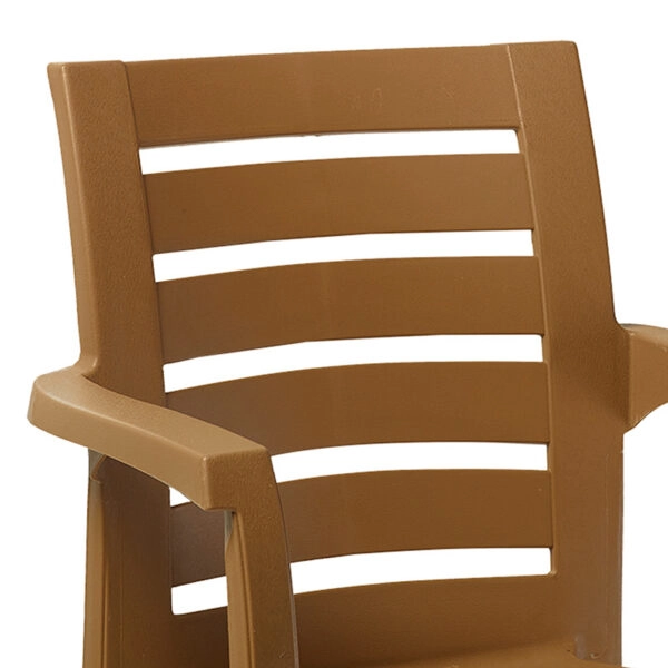 Πολυθρόνα Fiery PP σε καφέ απόχρωση