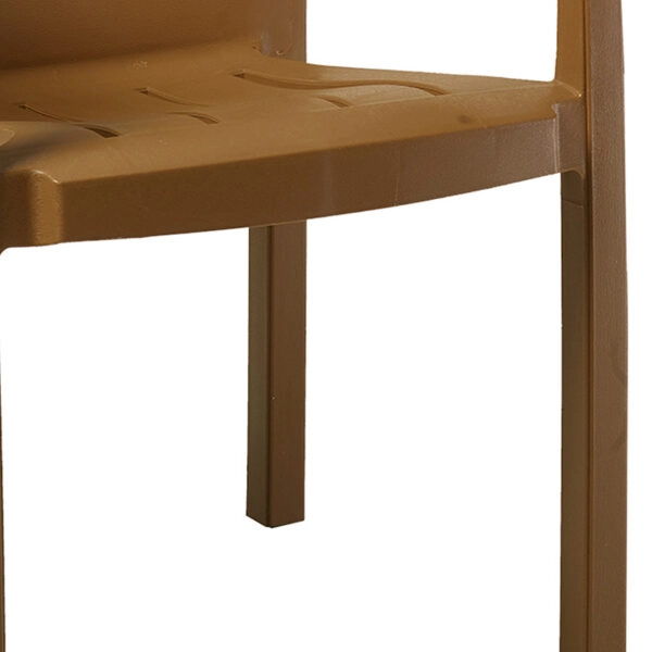 Πολυθρόνα Fiery PP σε καφέ απόχρωση