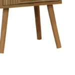 Κομοδίνο Historic με 2 συρτάρια φυσικό με φυσικό ξύλο πεύκου πόδια 37.5x32x54εκ