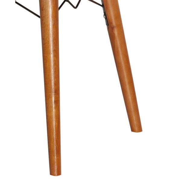 Καρέκλα Sonora I βελουτέ εκρού-καρυδί πόδι