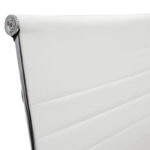 Καρέκλα γραφείου επισκέπτη Valter λευκό pu 55.5x48x88εκ