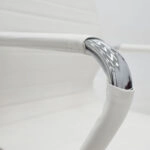 Καρέκλα γραφείου επισκέπτη Valter λευκό pu 55.5x48x88εκ