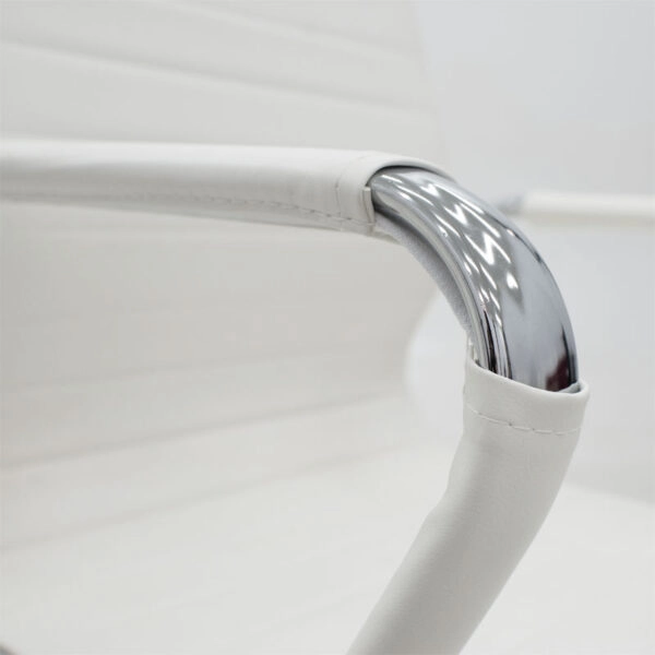 Καρέκλα γραφείου επισκέπτη Valter λευκό pu 55.5x48x88εκ