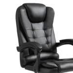 Καρέκλα γραφείου διευθυντή Benett μαύρο pu 62x48x110εκ