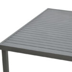 Τραπέζι Kliton   αλουμινίου ανθρακί 150x80x74εκ