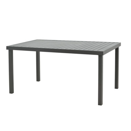 Τραπέζι Kliton   αλουμινίου ανθρακί 150x80x74εκ