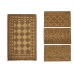 Χαλί Περίτεχνο Καφέ 45x75cm Σε 4 Σχέδια Καφέ