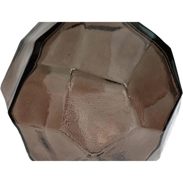 Βάζο ArteLibre Καφέ Ανακυκλωμένο Γυαλί 16x16x18cm