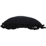 Μαξιλάρι ArteLibre Με Φούντες Μαύρο Βαμβακερό 45x45cm