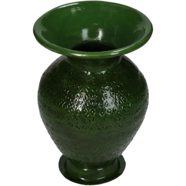 Βάζο ArteLibre Πράσινο Αλουμίνιο 11x11x16cm