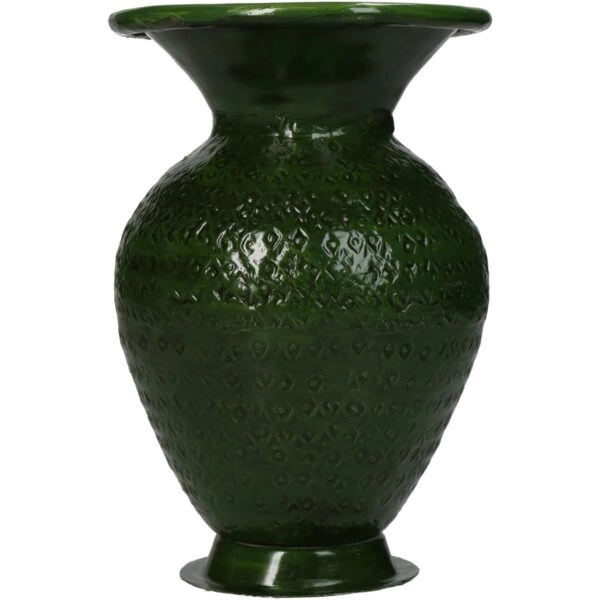 Βάζο ArteLibre Πράσινο Αλουμίνιο 11x11x16cm