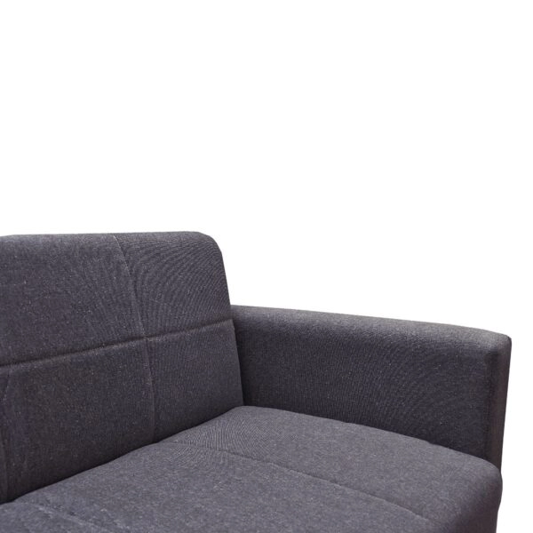 Καναπές Κρεβάτι AMETHYST Τριθέσιος Σκούρο Γκρι 214x78x78cm