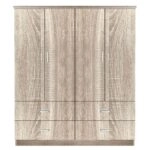 Ντουλάπα  AMAZON LILY Φυσικό Χρώμα 160x50x180cm