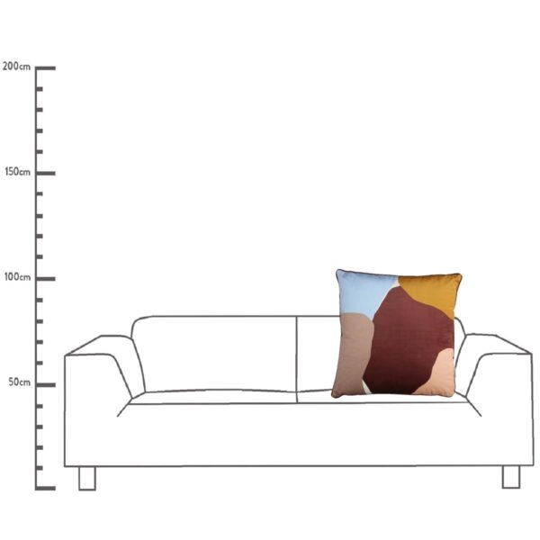Μαξιλάρι ArteLibre Πολύχρωμο Βελούδο 60x60cm