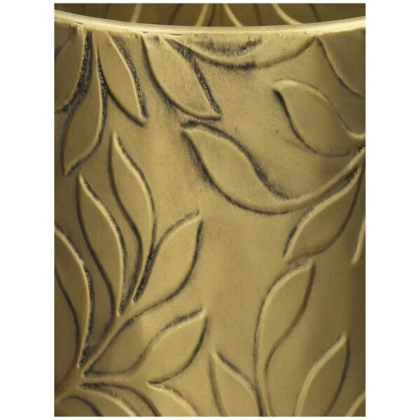 Κασπώ ArteLibre Φύλλο Χρυσό Μέταλλο 25x25x46.5cm Σετ 3Τμχ