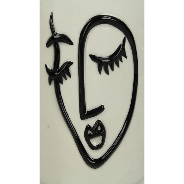 Κασπώ ArteLibre Πρόσωπο Λευκό Κεραμικό 11.5x11.5x12.5cm