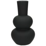 Βάζο ArteLibre Μαύρο Δολομίτης 10.7x10.7x19.7cm