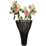 Βάζο ArteLibre Μαύρο Γυαλί 33x26x38cm