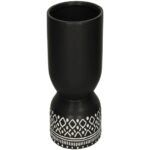 Κασπώ ArteLibre Tribal Μαύρο Κεραμικό 15x15x27.5cm