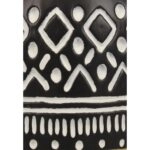 Κασπώ ArteLibre Tribal Μαύρο Κεραμικό 15x15x27.5cm