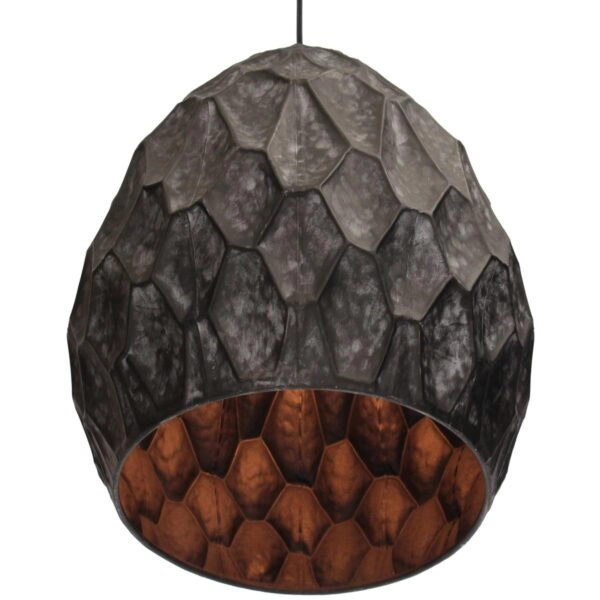 Φωτιστικό Κρεμαστό  Μαύρο Μέταλλο 35x35x31cm