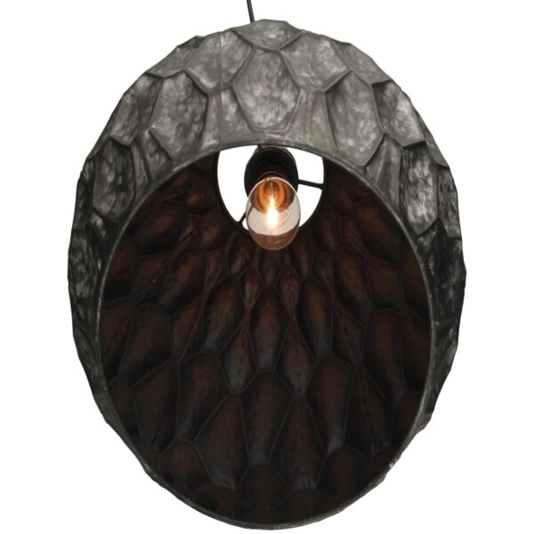 Φωτιστικό Κρεμαστό  Μαύρο Μέταλλο 35x35x31cm