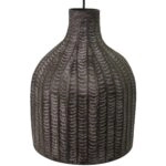 Φωτιστικό Κρεμαστό  Μαύρο Μέταλλο 28.5x28.5x37cm